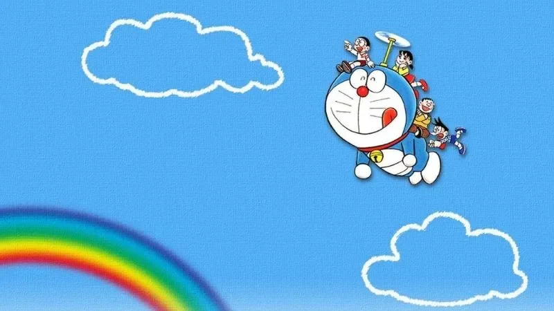 Hình nền laptop Doremon cute - hình 1