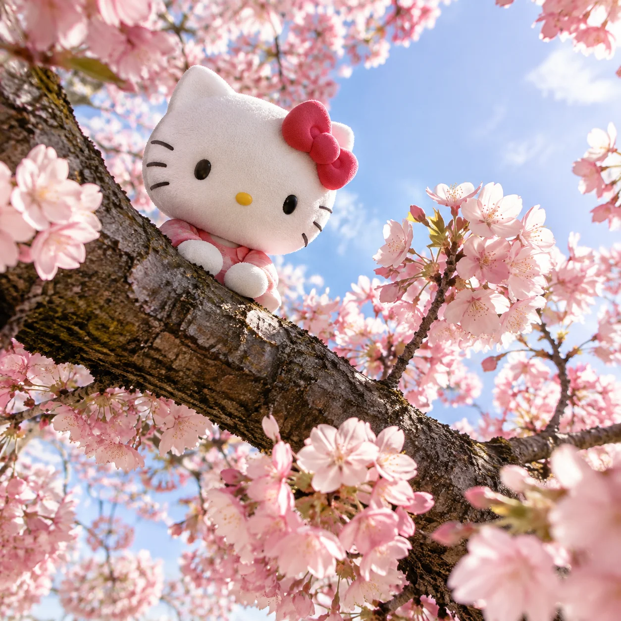 Mẫu hình ảnh hello kitty cute thứ 7