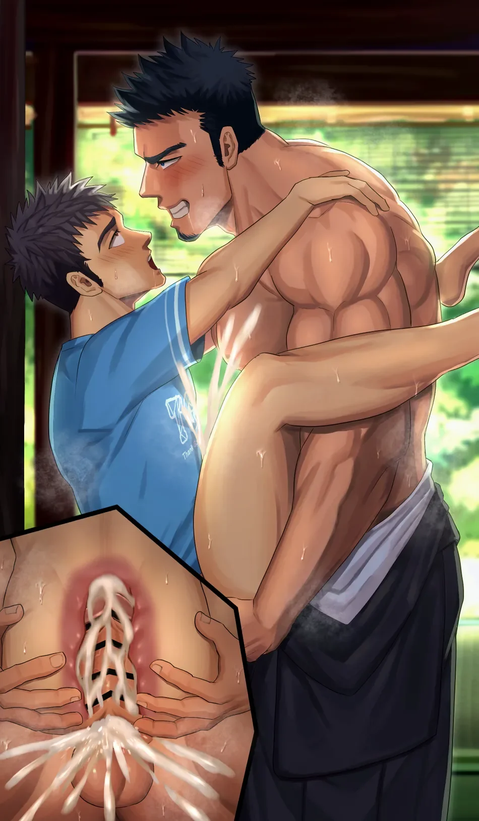 Animation: Purifying raw sex with the chief priest who has looked after me since I was a small by izukonohito - Gay Manga | HD Porn Comics