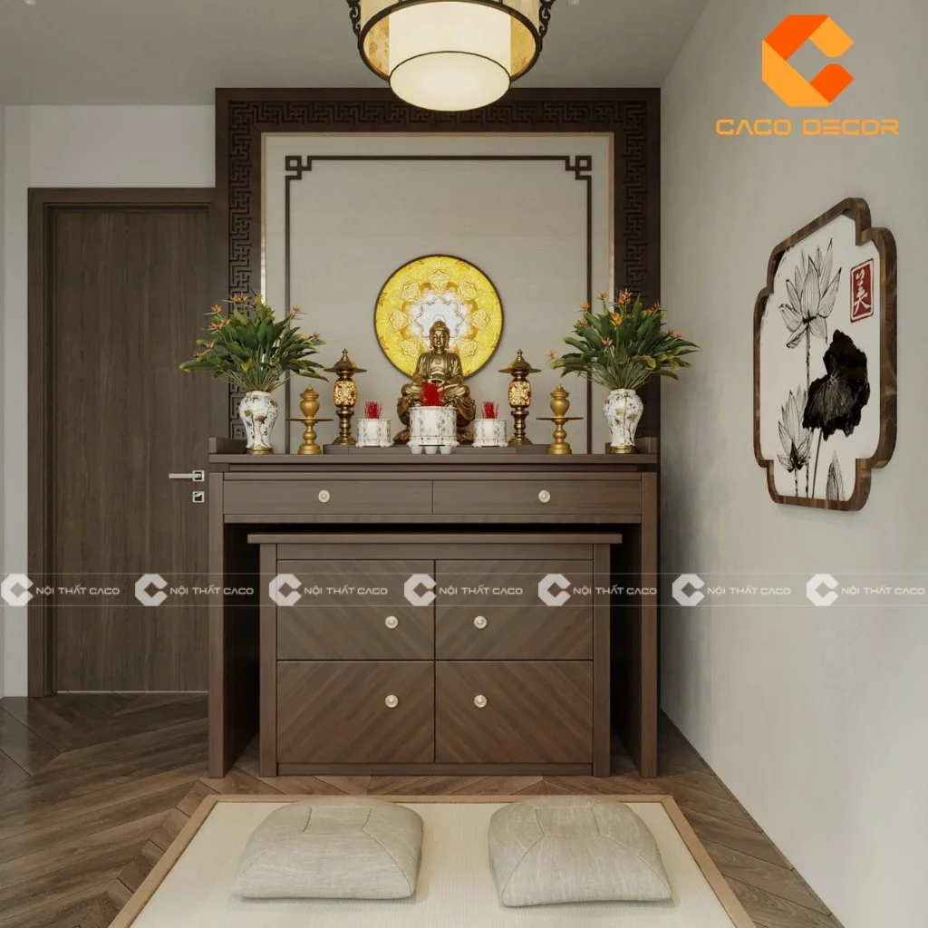 45 Mẫu bàn thờ hiện đại, đẹp cho nhà phố, chung cư, biệt thự