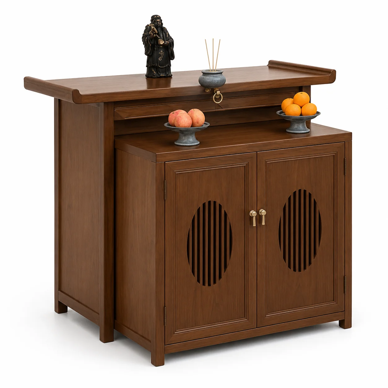 Mẫu bàn thờ hiện đại gỗ tự nhiên GHS-52298