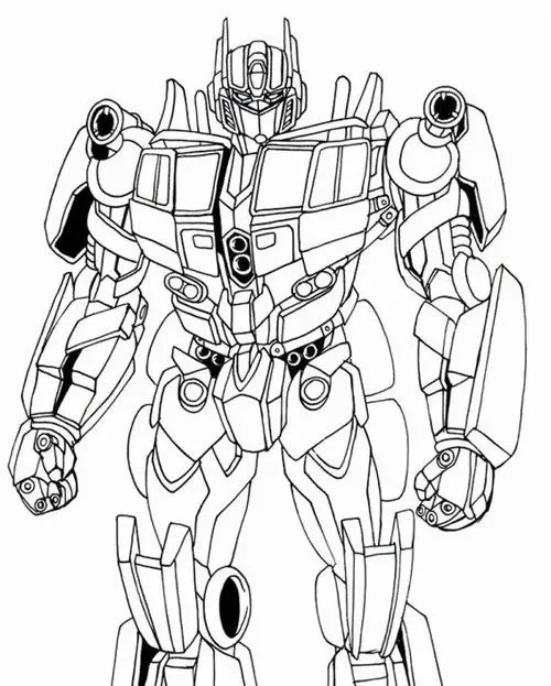 Tranh tô màu robot