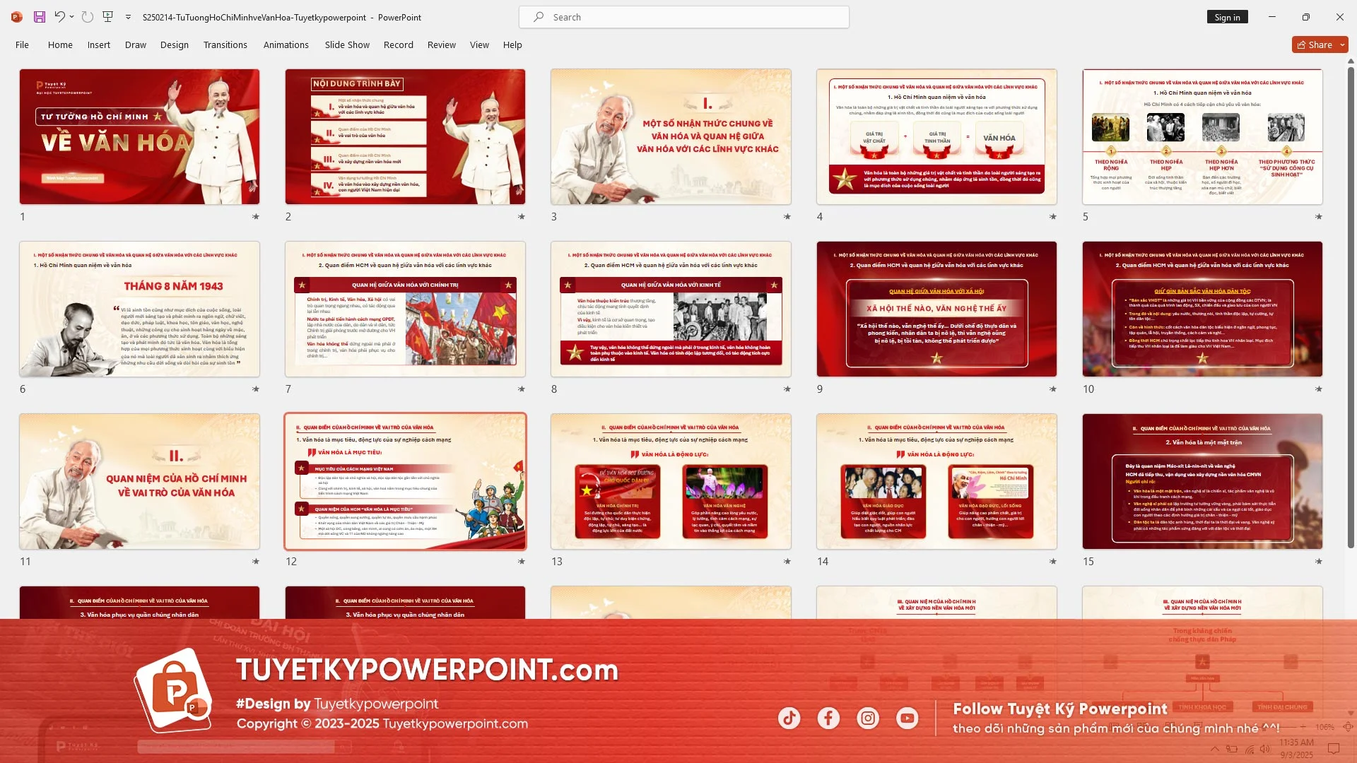 Bộ slide nền powerpoint đẹp chủ đề lịch sử và văn hóa Việt Nam