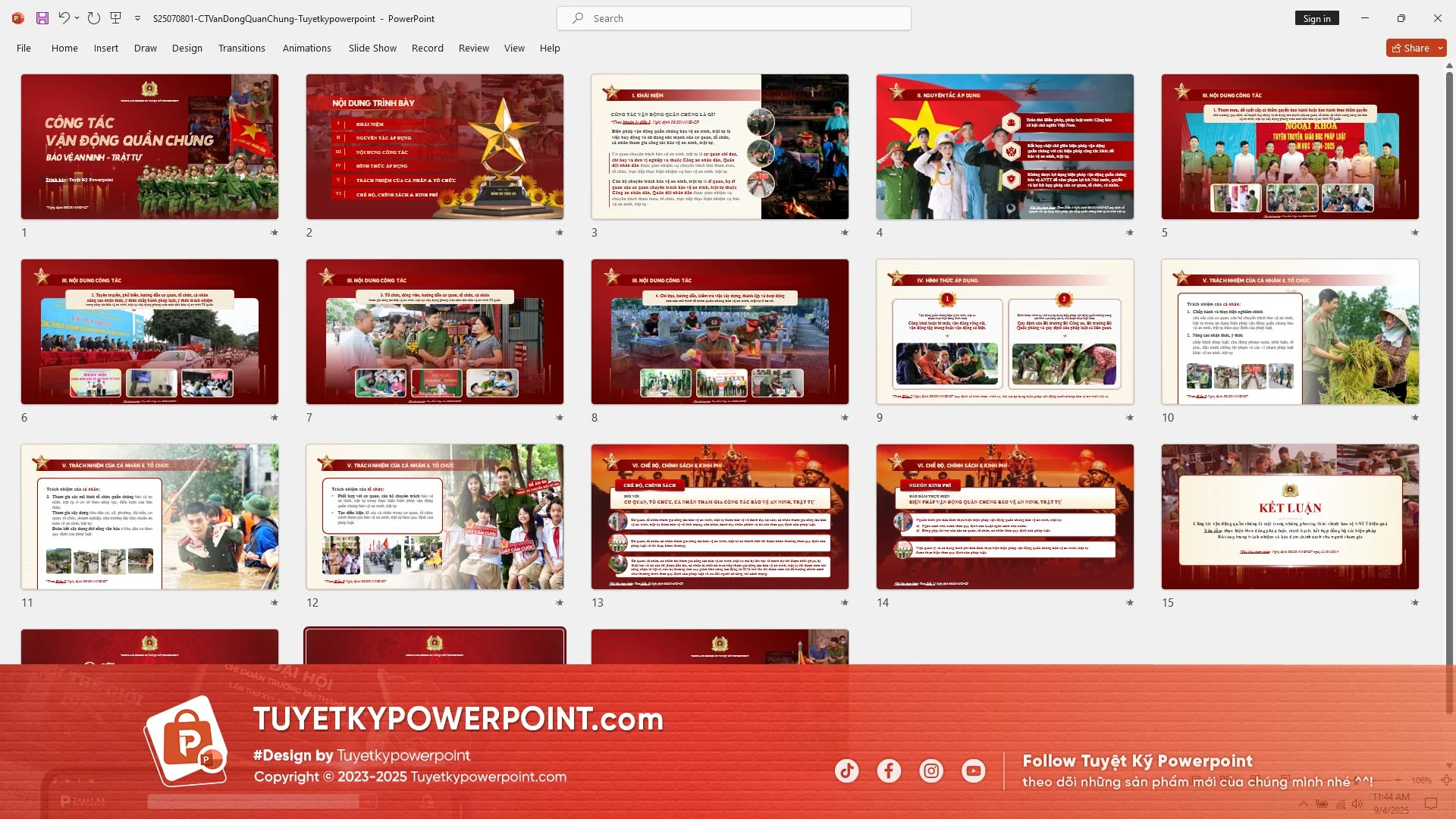 Bộ slide nền powerpoint đẹp phù hợp cho hội thảo và báo cáo