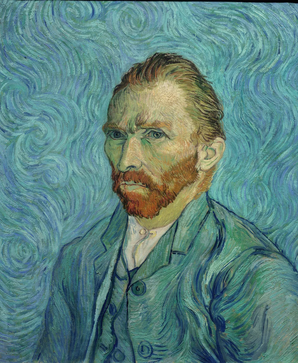 Tranh chân dung tự họa của Van Gogh với những nét vẽ đặc trưng