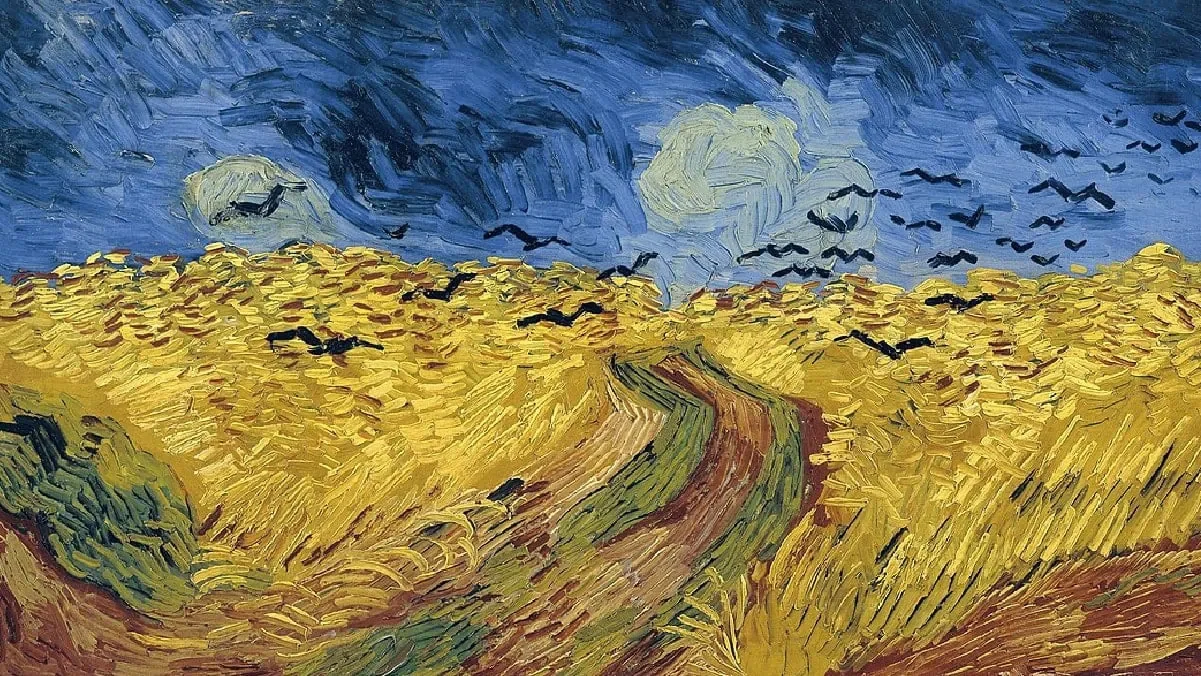 Tranh cánh đồng lúa mì và đàn quạ của Van Gogh