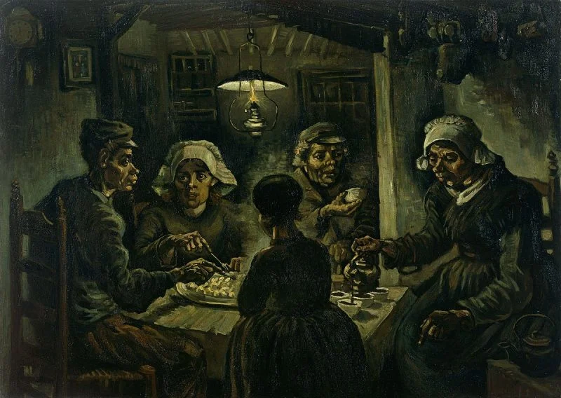 Bức tranh “The Potato Eaters” ( Nguồn: Internet)