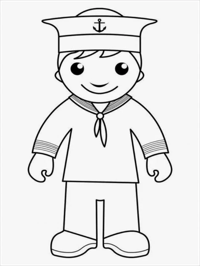 Bộ tranh tô màu chú bộ đội phát triển kỹ năng tô màu cho trẻ